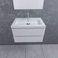 Mueller Combo badmeubel 80cm hoogglans wit 1 kraangat