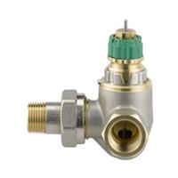 Danfoss Dynamic Valve thermostatische radiatorafsluiter dubbel haaks links 3/8 instelbaar debiet van 25 135 l/h RA DV 013G7718