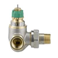 Danfoss Dynamic Valve thermostatische radiatorafsluiter dubbel haaks rechts 3/8 instelbaar debiet van 25 135 l/h RA DV 013G7717