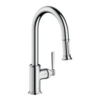 hansgrohe Spültischmischer Axor Montreux chrom mit Ausziehbrause-'41062094'