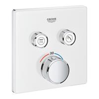 GROHE THM Grohtherm SmartControl 29156eckig FMS 2 Absperrventile moon white