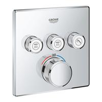 grohedeutschland Grohe Deutschland - GROHE Fertigset Grohtherm Smartcontrol chr, eck, UP-THM, 3 Absperrventile