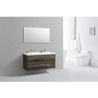 Lambinidesigns Trend Line Compact badmeubel greeploos 120cm century oak