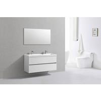 Lambinidesigns Trend Line Compact badmeubel greeploos 120cm wit
