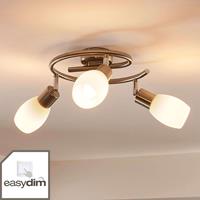 Lindby LED-Deckenrondell Arda, easydim 3-flammig