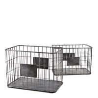By Boo basket set large 31x45x25 / 36x50x30cm