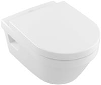 Villeroy&Boch TS-WC spülrandlos Architectura 5684 370x530mm wandh Weiß Alpin AntiBac C+ - Villeroy & Boch