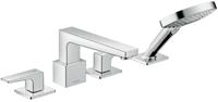 Hansgrohe - Metropol 4-Loch Wannenrandarmatur mit Hebelgriffen für Secuflex (32553000)