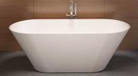 Riho Barcelona solid surface ligbad 170x70 mat wit