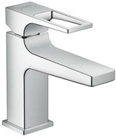 Waschtischmischer 100 Metropol chrom kurzer Ausl.Bügelgr.Push-Open Ablaufg., 74500000 - Hansgrohe