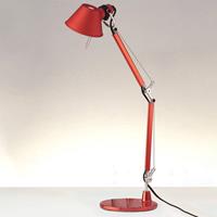 Artemide Tolomeo Mikro mit Tischfuß AR A011810 Rot