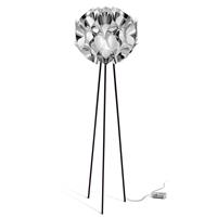 Slamp Flora - designer-vloerlamp, zilver