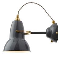 Anglepoise Original 1227 Brass Wandleuchte Wandhalterung AP 31332 Elefantgrau