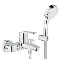 Grohe Einhebel-Wannenarmatur Eurostyle C 33592 mit Wandhalterset chrom