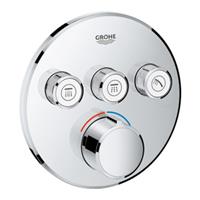 SmartControl Unterputzmischer, drei Absperrventile, runde Rosette, 3 Verbraucher, chrom - 29146000 - Grohe