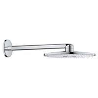 GROHE Rainshower hoofddoucheset: hoofddouche 310 SmartActive rond wandmontage Ø31cm m. 2 straalsoorten chroom 26475000
