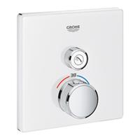 Grohe SmartControl Inbouwthermostaat - 2 knoppen - vierkant - wit 29153ls0