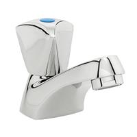Nemo Start Riga toiletkraan met korte bek eengats met vaste gegoten uitloop chroom 17.001-CROM