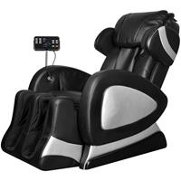 vidaXL Massagesessel mit Super Display  Schwarz