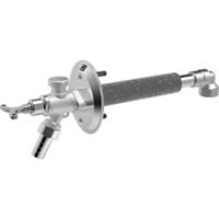 Hansa vortsvrije kraan met keerklep 45cm inkortbaar chroom 69509101