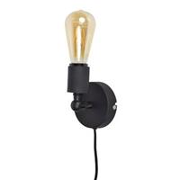 Urban interiors Wandlamp Bulby vintage black