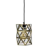 Urban interiors Hanglamp Geo3 Ø15 x 22 brass antique