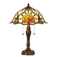 Clayre & Eef Tafellamp Tiffany Ø 40x50 cm E27/max 2x60W