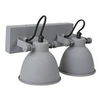 Urban interiors Wandlamp industrial double vintage grey