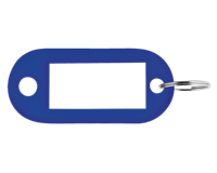 Sleutelhanger blauw, doos van 100 stuks