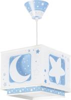 Dalber Moon hanglamp (Kleur: blauw)