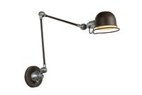 Lucide wandlamp Honore 2 - roest bruin