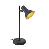 realityleuchten Retro Tischlampe in schwarz gold für Ihr Gästezimmer Nina - REALITY LEUCHTEN