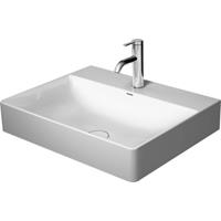 Durasquare meubelwastafel met 1 kraangat 60 x 47 cm. wit