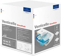 villeroyundbochag Villeroy Und Boch Ag - Villeroy & Boch Venticello Combi-Pack 4611RL, DirectFlush (spülrandlos), wandhängend, Farbe: Weiß - 4611RL01