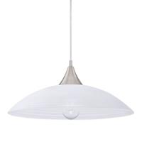 Lazolo Hängeleuchte Ø 42cm Weiß Lackiert, Nickel-Matt - EGLO
