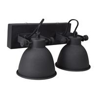 Urban interiors Wandlamp industrial double vintage black