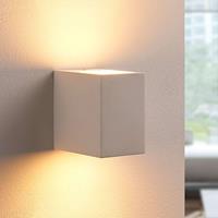 lampenwelt Witte LED wandlamp Jannes van gips