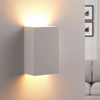 lampenwelt Colja - LED wandlamp van gips