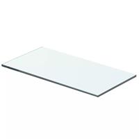 VidaXL Wandschap transparant 40x15 cm glas