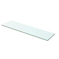 VidaXL Wandschap transparant 60x12 cm glas