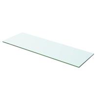 VidaXL Wandschap transparant 60x15 cm glas