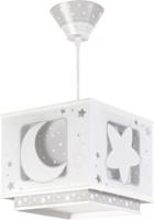 Dalber hanglamp Moonlight glow in the dark 24 cm grijs