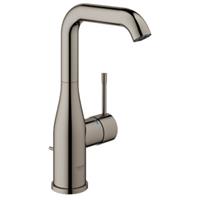 Grohe Essence New wastafelkraan met waste hard graphite