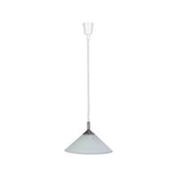 Brilliant Leuchten Ariana Pendelleuchte 40cm Rollizug eisen/weiß-alabaster