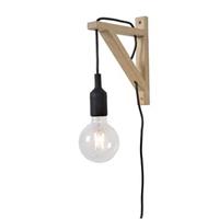 Lucide wandlamp Fix Wall - zwart