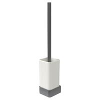 Haceka Toiletborstelset  Aline Grey 41,4 cm Aluminium Mat Grijs