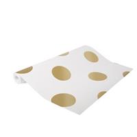 kidsathome Kids at Home Tapete Dotty Gold Weiß und 