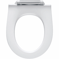 Pressalit Projecta Solid Pro polygiene toiletzitting zonder deksel, wit