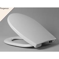 Haro - WC-Sitz Passat Premium 512132 pergamon, Edelstahl Scharniere, Softclose