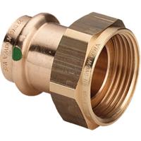 Viega Sanpress Verschraubung 2263, flachdichtend, IG 35 mm x 1 1/2'
